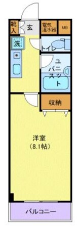 テルシノ北仙台の物件間取画像